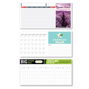 20" x 40" Styrene Perpetual Dry Erase Calendar JJC-3300-S Calendars Perpetual Calendars