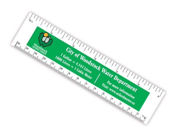 6" Paper Ruler LP-1001 Bookmarks and Rulers Paper Bookmarks and Rulers