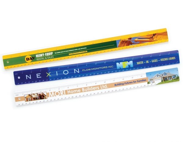 18" Heavyweight Plastic Rulers RL-4CP-18 Bookmarks and Rulers Heavyweight Plastic Rulers and Yardsticks