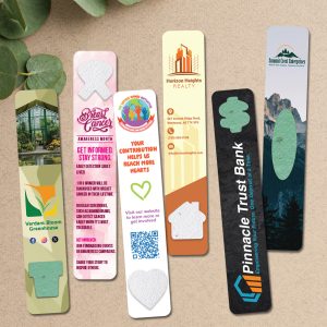 Seeded Paper Bookmark