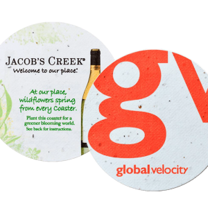 Direct Print Seeded Paper 3.5" Round Coaster