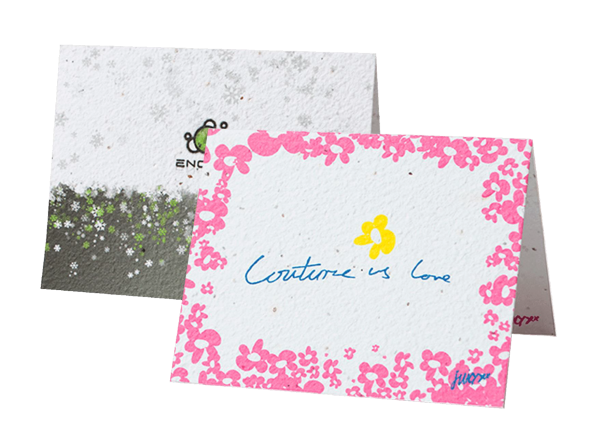 Direct Print Seeded Paper 5" x 7" Greeting Card