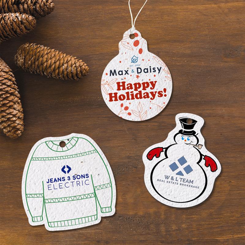 Seeded Paper Ornaments