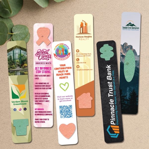 Seeded Paper Bookmark