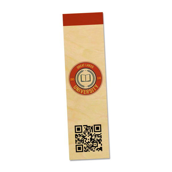 Direct Print Wood 5" Bookmark