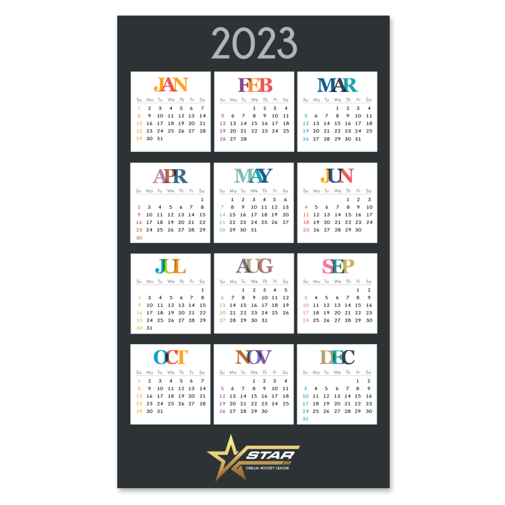 Paper Wall Calendars 30" x 52" JayLine