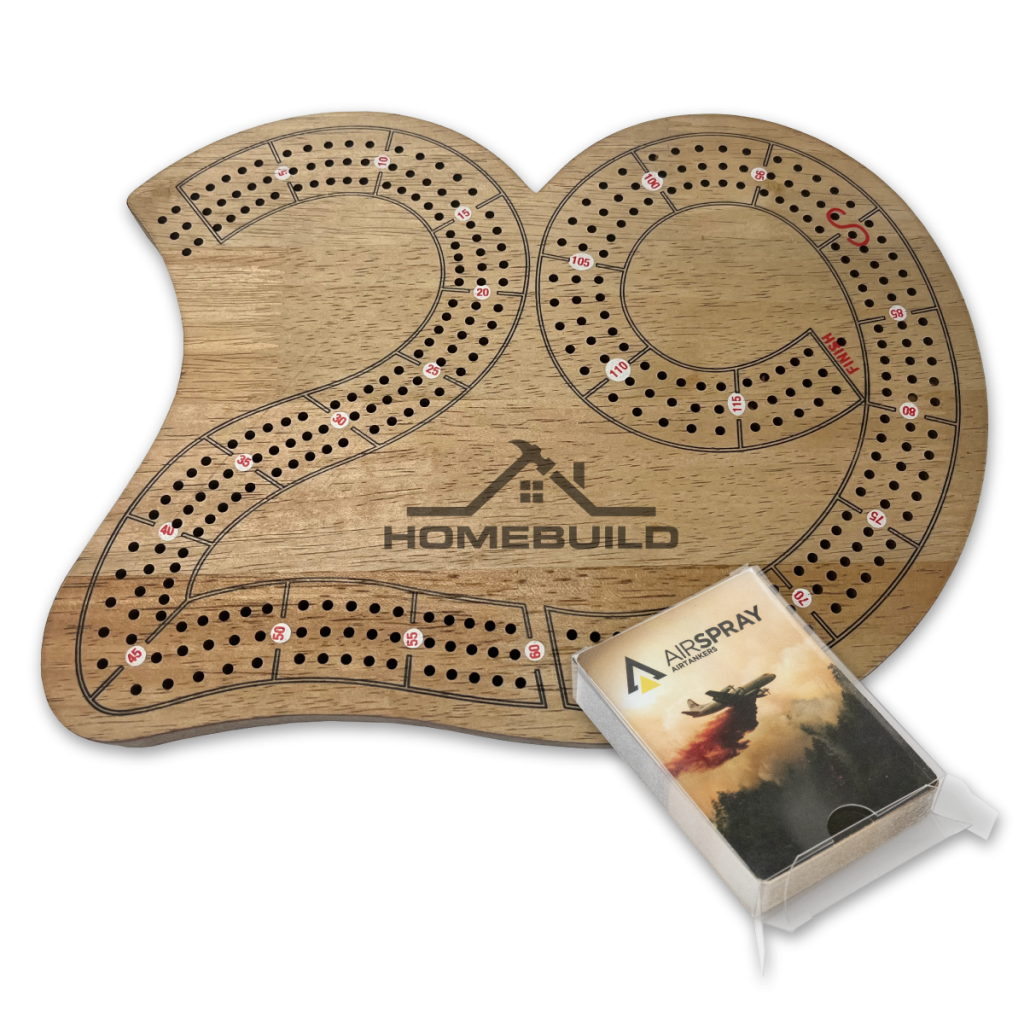 Cribbage Board & Playing Card Gift Set JayLine