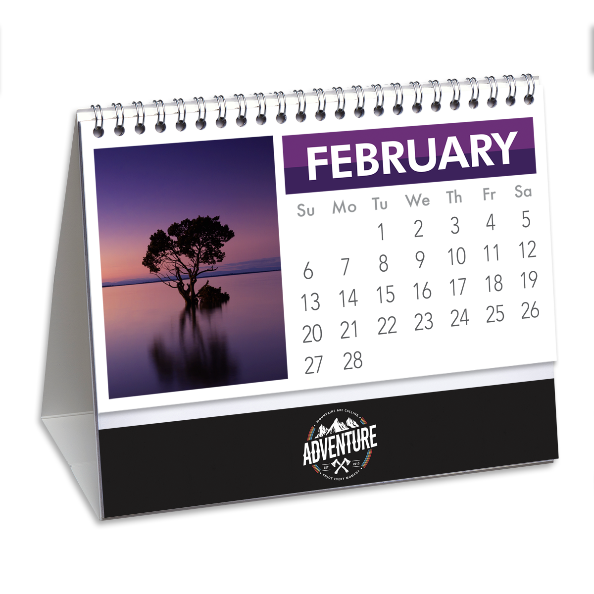 Personalised Desktop Calendar 2024 Nelia Wrennie