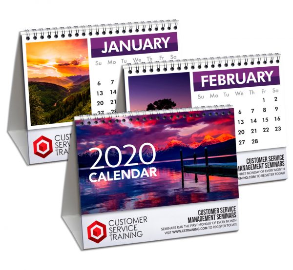 Paper Desk Flip Calendars Custom Jay Line