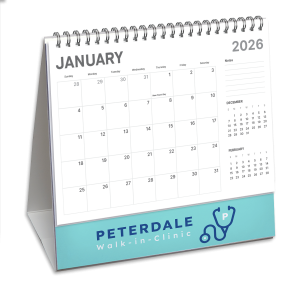 "Tall Boy" Appointment Desk Flip Calendars