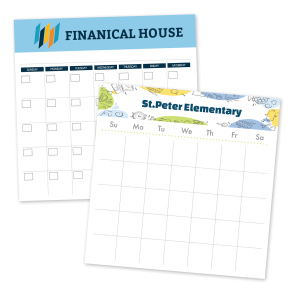 22" x 22" Perpetual Dry Erase Calendar - Month at a glance