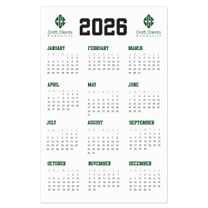 Wall Calendars - 11" x 17"