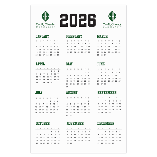 Wall Calendars - 11" x 17"