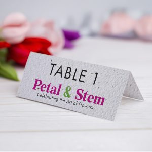 Seeded Paper Place Cards
