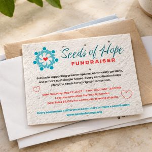 Seeded Paper Panel Cards
