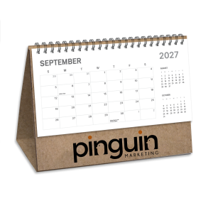 Kraft & Epic Black Desk Flip Calendars