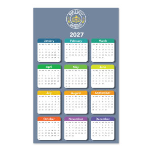 Paper Wall Calendars - 24" x 38"