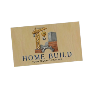 Thick Wood Business Cards