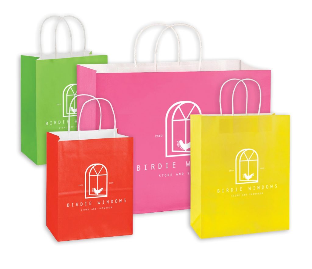 Deluxe Coloured Shopping Bags - Jay-Line