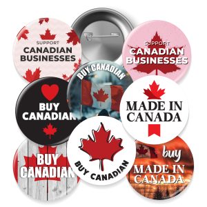 Stock Canada Buttons