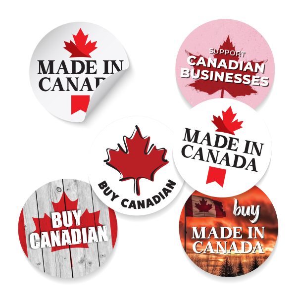 Stock Canada All-Purpose Vinyl Stickers