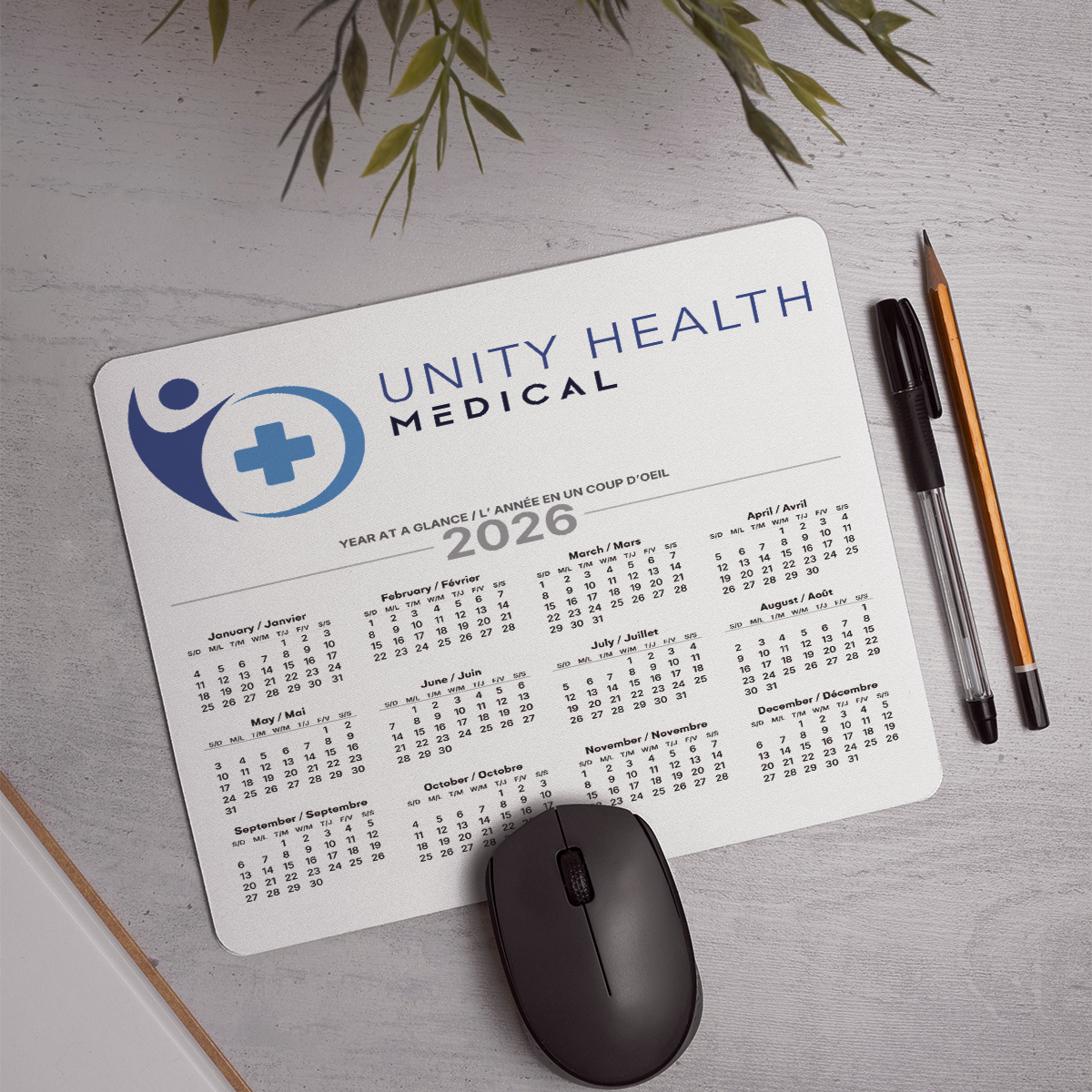 Slim Line Mouse Pads & Counter Mats