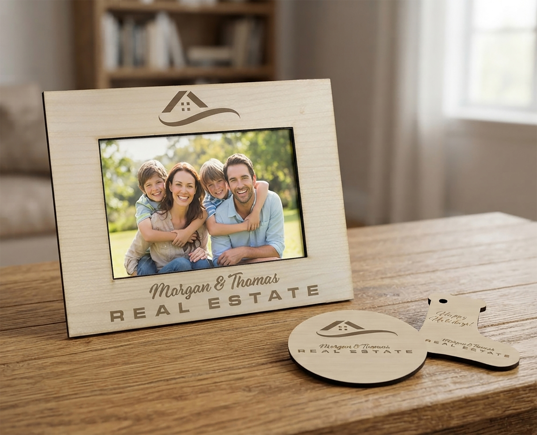 Thick Wood Photo Frame Gift Sets