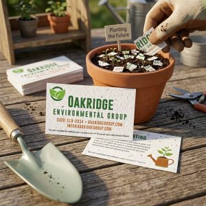Direct Print Seeded Paper Business Card