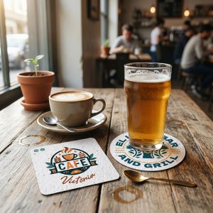 Direct Print Seeded Paper 3.5" Round Coaster